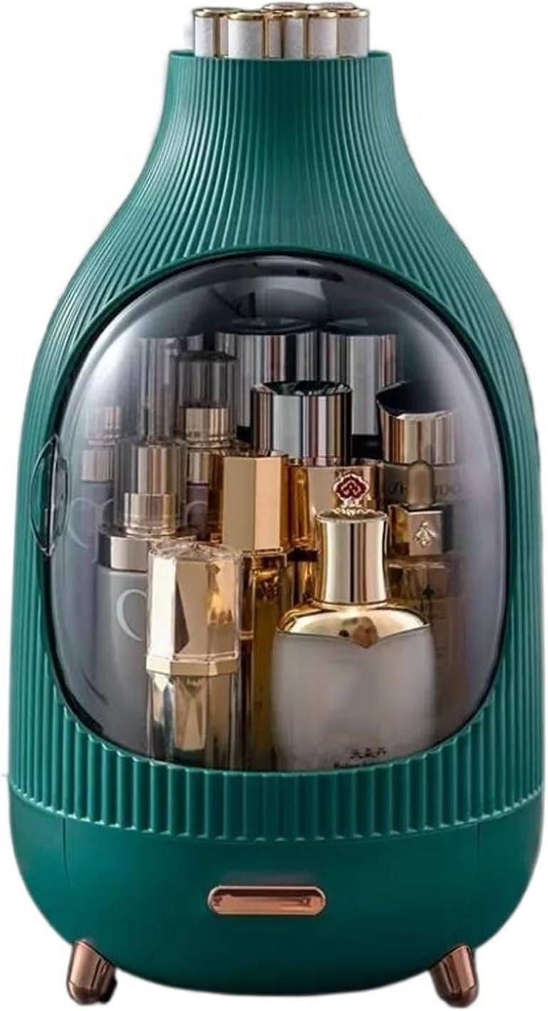 Makeup Box Makeup Organizer,Bathroom Counter Organizer, Modern Jewelry and Cosmetic Display Cases ,Make Up Organizer Stands for Bathroom, Dresser, Vanity Accessories and Countertop Cosmetics and Perfu