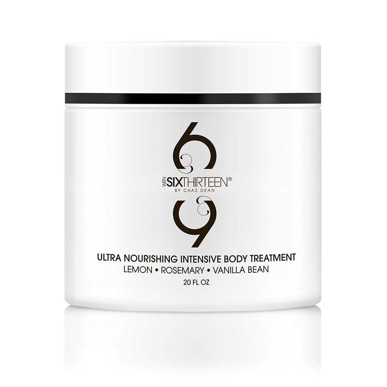 WEN 613 by Chaz Dean Ultra Nourishing Intensive Body Treatment - Body Butter for Extremely Dry Skin, Body Cream Lotion for Women & Men, Skin Care, Thick Moisturizer - 20 Fl Oz Tub (Pack of 1)