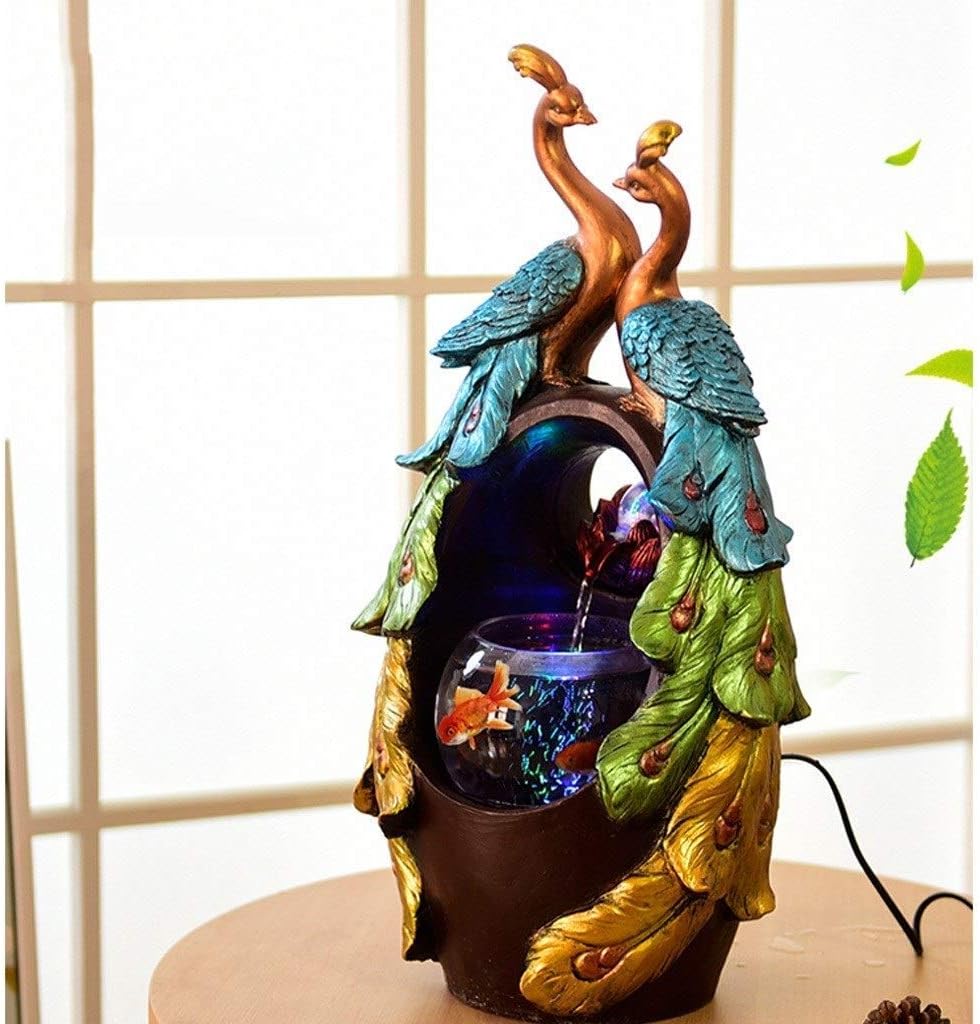 MARURY Rockery Fountain, Creative Desktop Fountain, Tabletop Fountains, Fish Tank Landscape Decoration, Suitable for Living Room, Bedroom, Office Decoration