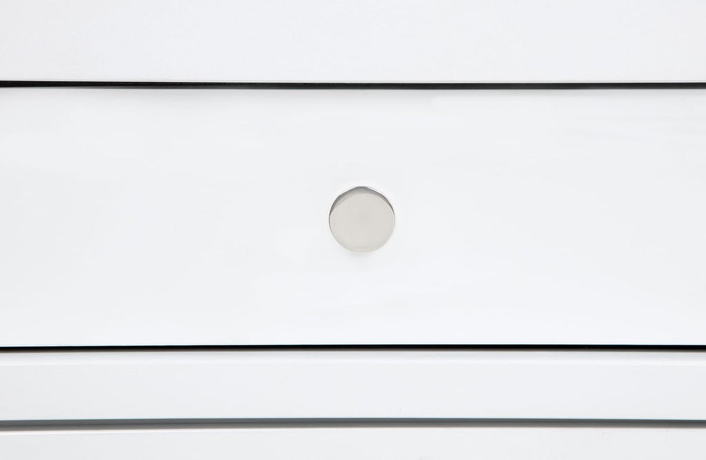 Coaster Home Furnishings - Gracemont - Wood - 4-Piece Bedroom Set with Light Grey Fabric, Vertical Tube, Cord Access and Flat Drawer Fronts - Bedroom - Eastern King Size - White - 225071KE-S4