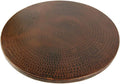 Premier Copper Products LS20DB 20-Inch Hand Hammered Copper Lazy Susan, Oil Rubbed Bronze