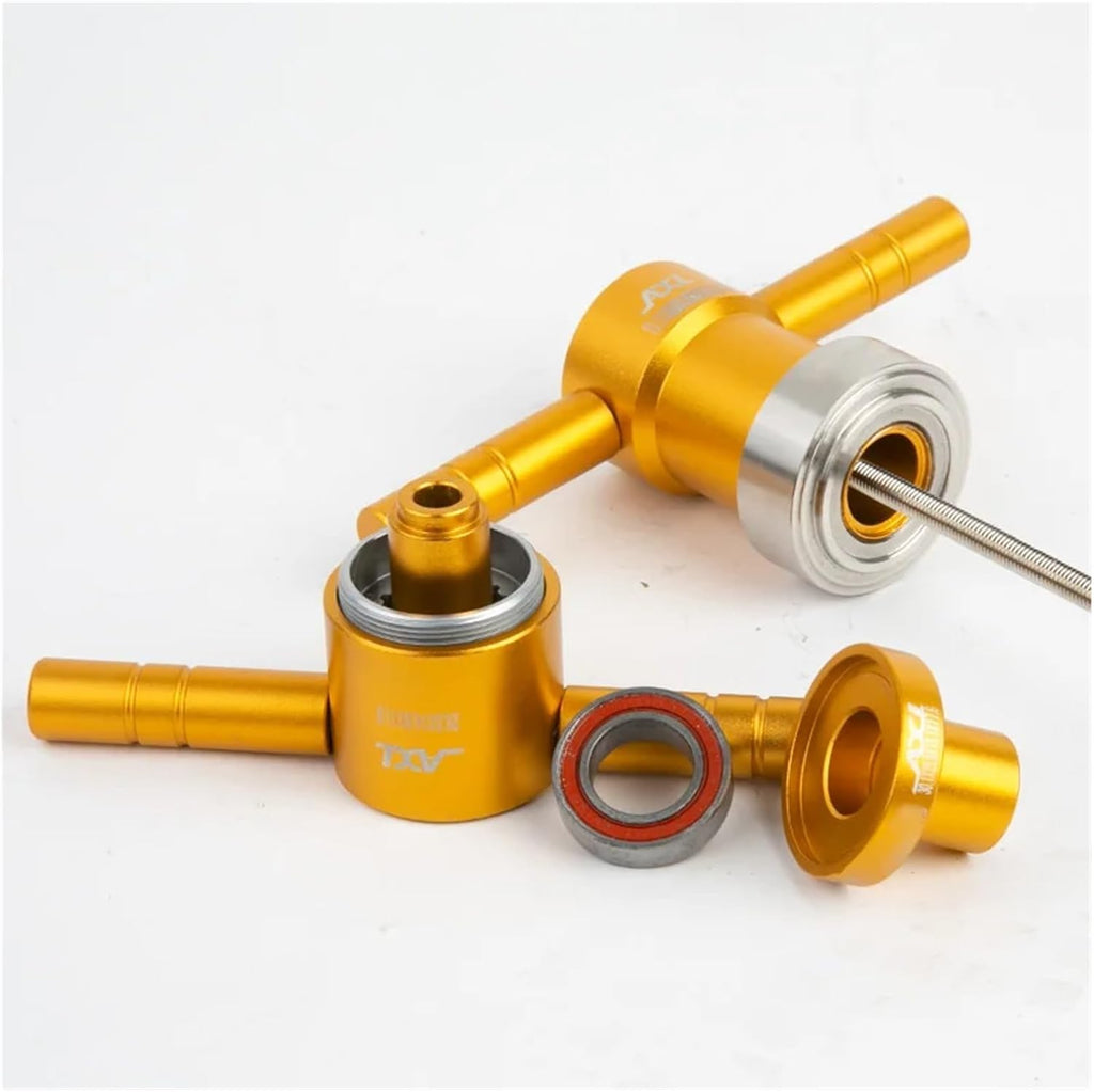 Steel Tool Compatible with DT-Swiss EXP/Swift Bike Hub Repair Tool Kit Ratchet Bearing & Seal Ring Installation CNC Aluminum Alloy/Stainless(Golden)
