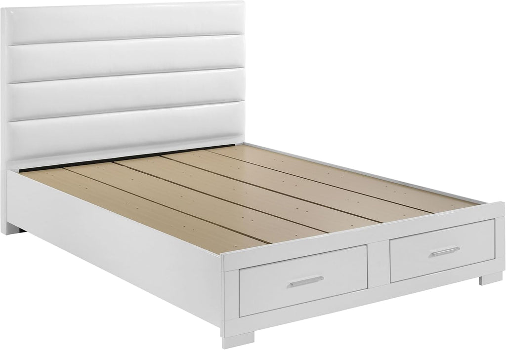 Coaster Home Furnishings Felicity 5-Piece California King Platform Bedroom Set White 203510KW-S5