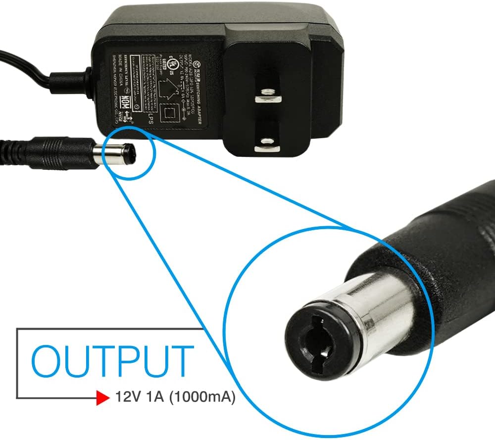 R-Tech 160 pack 12v Power Adapter, 1A Power Supply, AC 100-240V to DC 12V 1A, UL-Listed, Power Cord with 5.5x2.1mm Tips for LED Strip Light, CCTV Camera, Router, DVR, NVR and etc