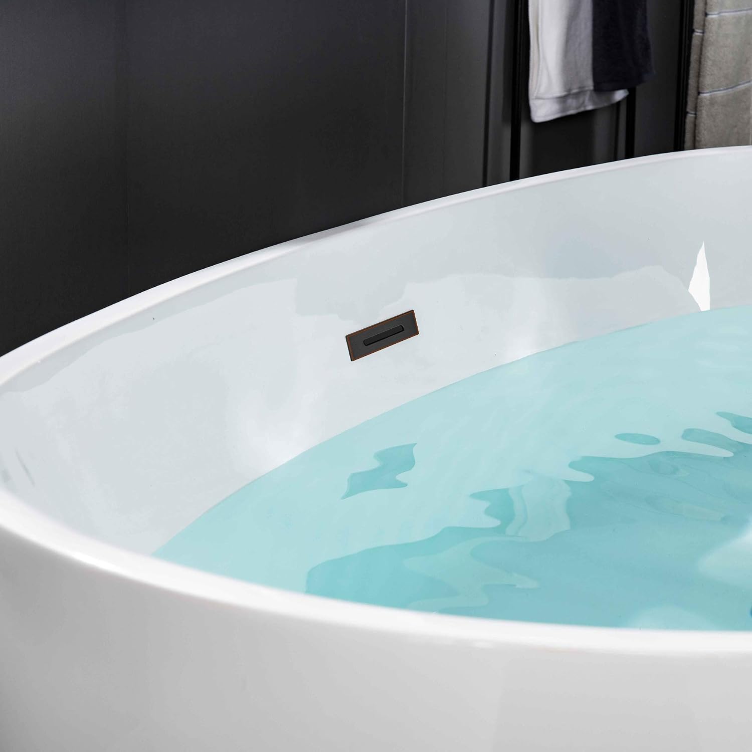 WOODBRIDGE BTA1518-ORB-Drain &O Bathtub, Oil-Rubbed Bronze