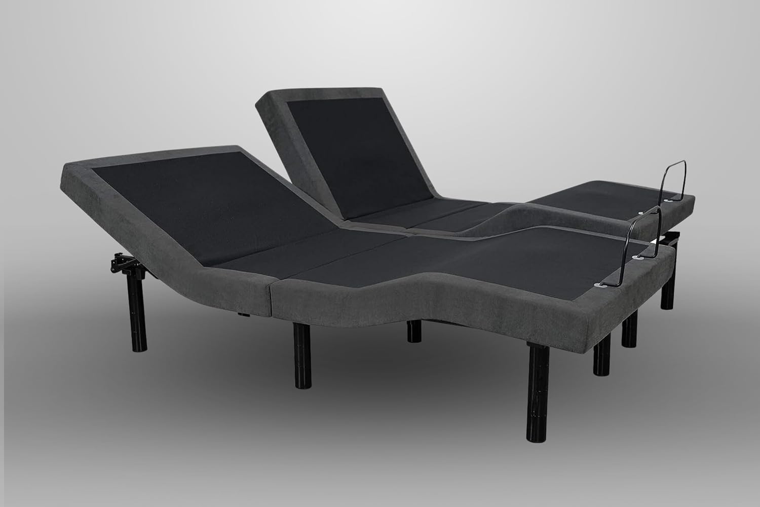 iDealBed 4i Custom Adjustable Bed Base, Wireless, Massage, Dual USB Charge, Nightlight, Zero-Gravity, Anti-Snore, Memory Pre-Sets, Split Queen