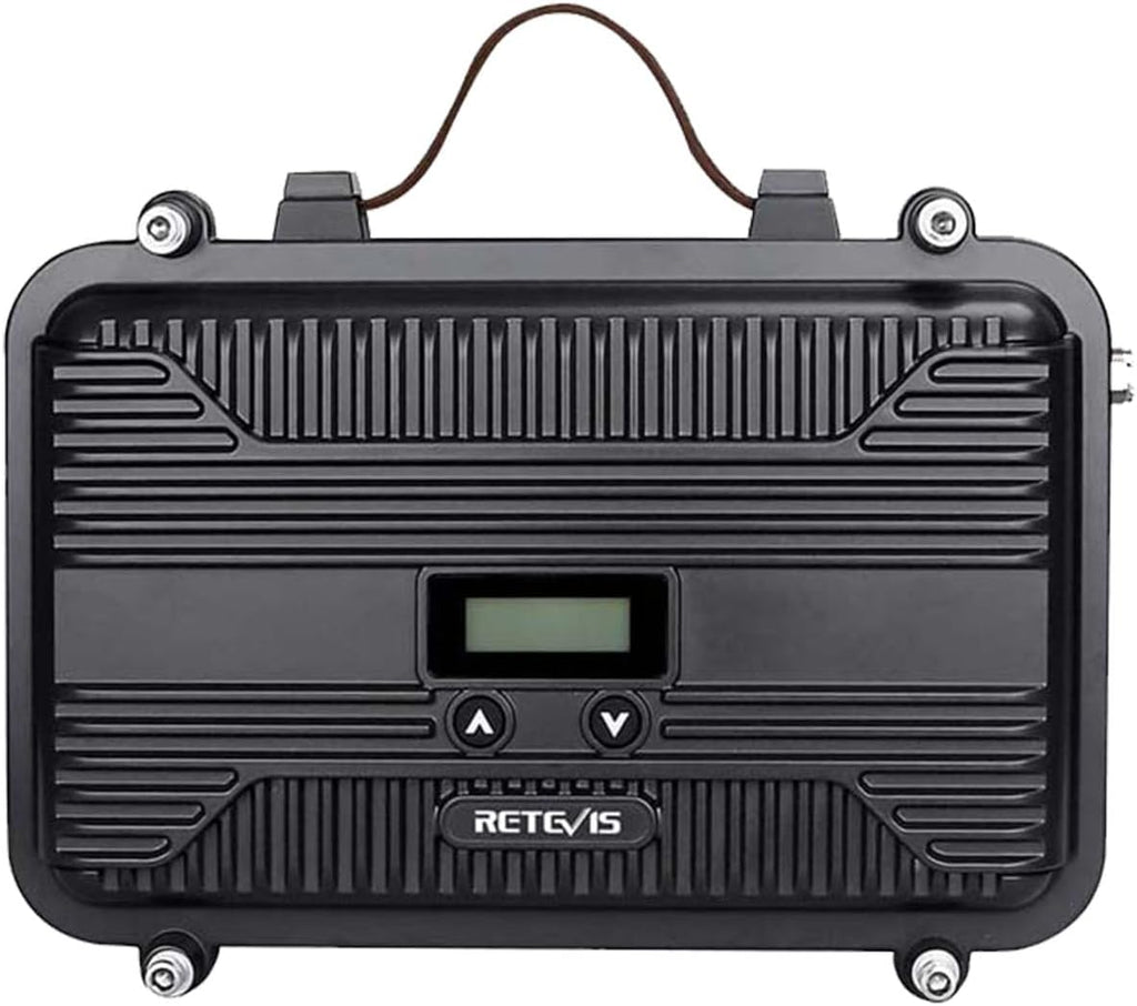 Retevis RT97S Customizable Repeater, RT97 Upgraded Version, Radio Repeater, Full Duplex Analog Repeater, Compatible with Raspberry Pi, High Power, for Remote Area, Emergency Rescue(1 Pack)