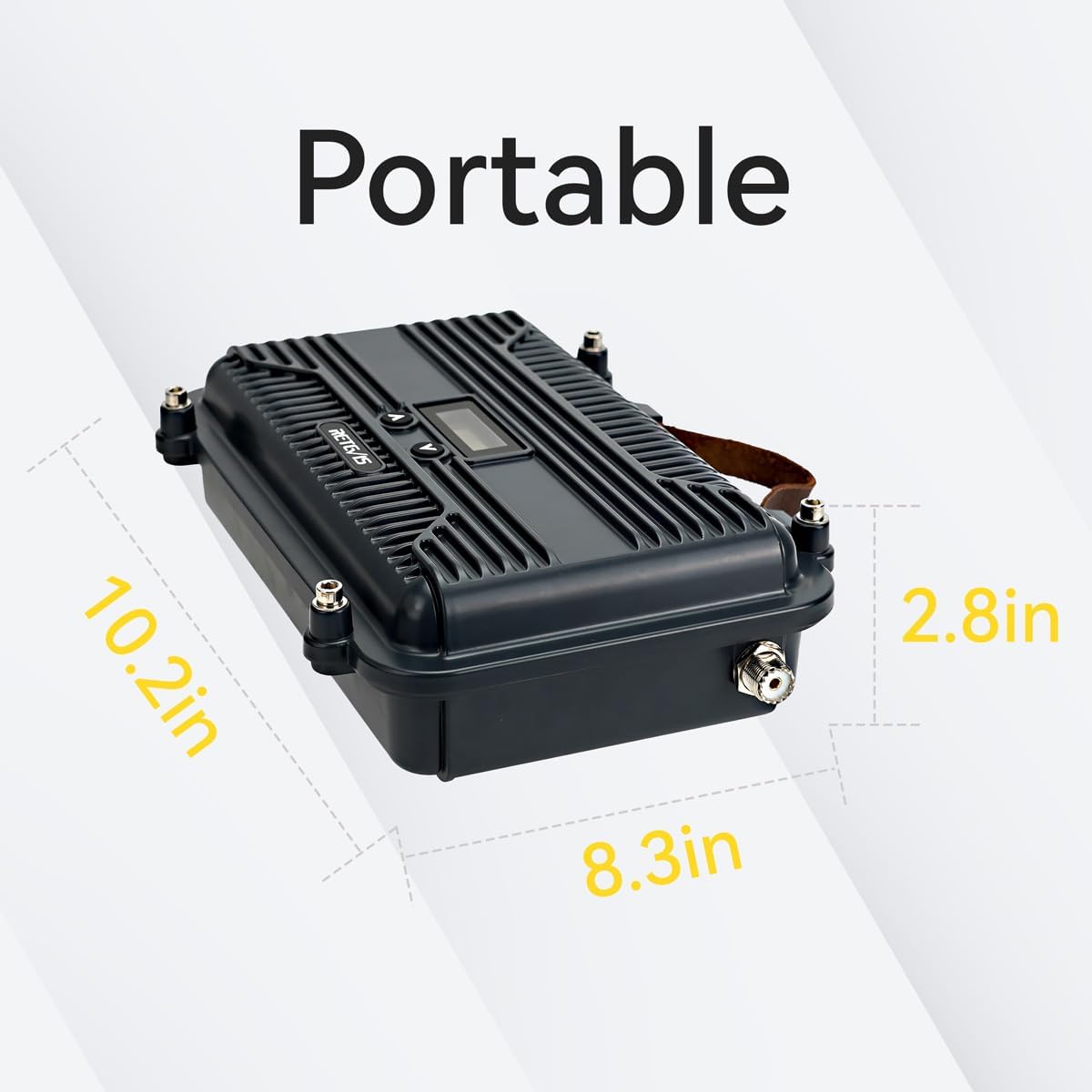 Retevis RT97S GMRS Base Station, RT97 Upgraded Version, Portable Radio Repeater, Long Range Full Duplex Mobile Repeater, Compatible with Raspberry Pi, for Emergency, Warehouse and Logistics(1 Pack)