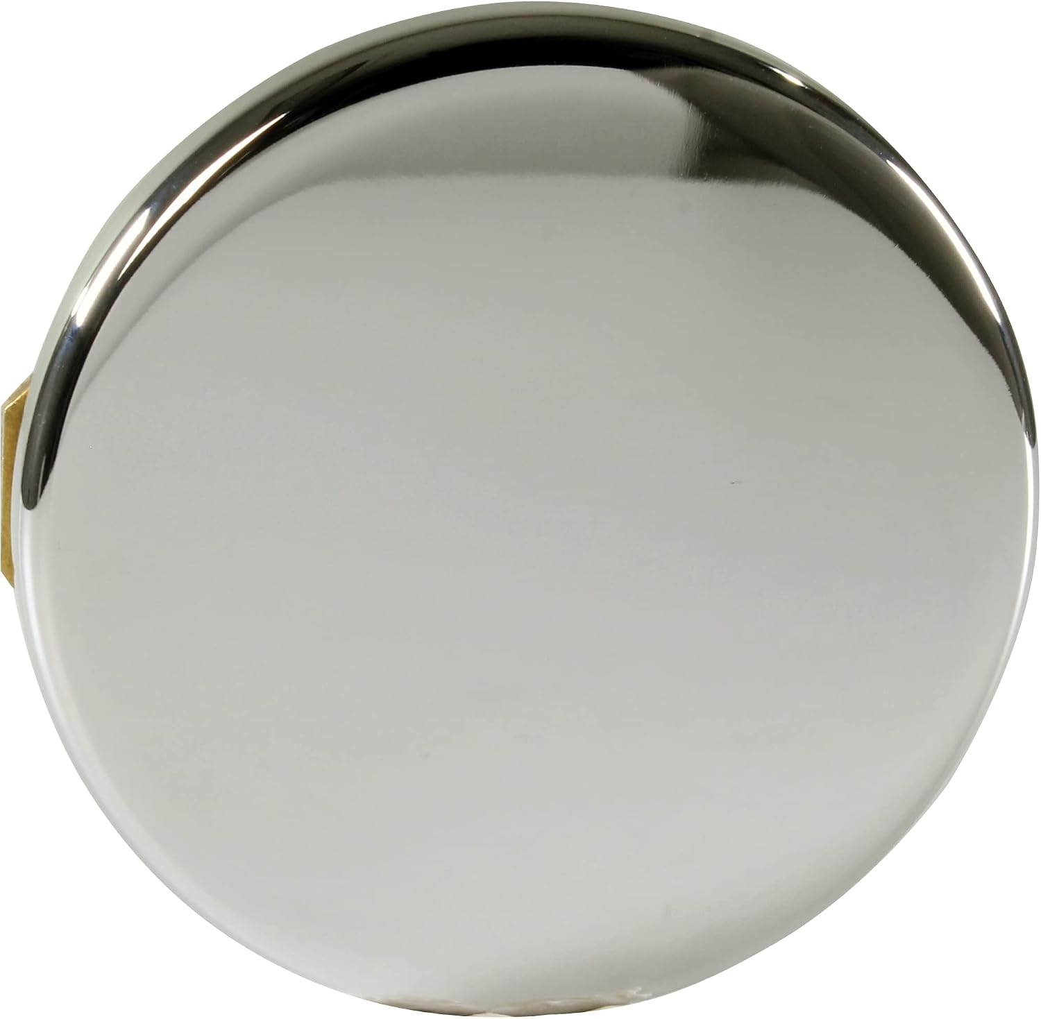 Westbrass A326HBJ-05 25' Brass Bath Waste & Overflow Assembly with European Tip-Toe Drain Plug and Illusionary Faceplate, Polished Nickel