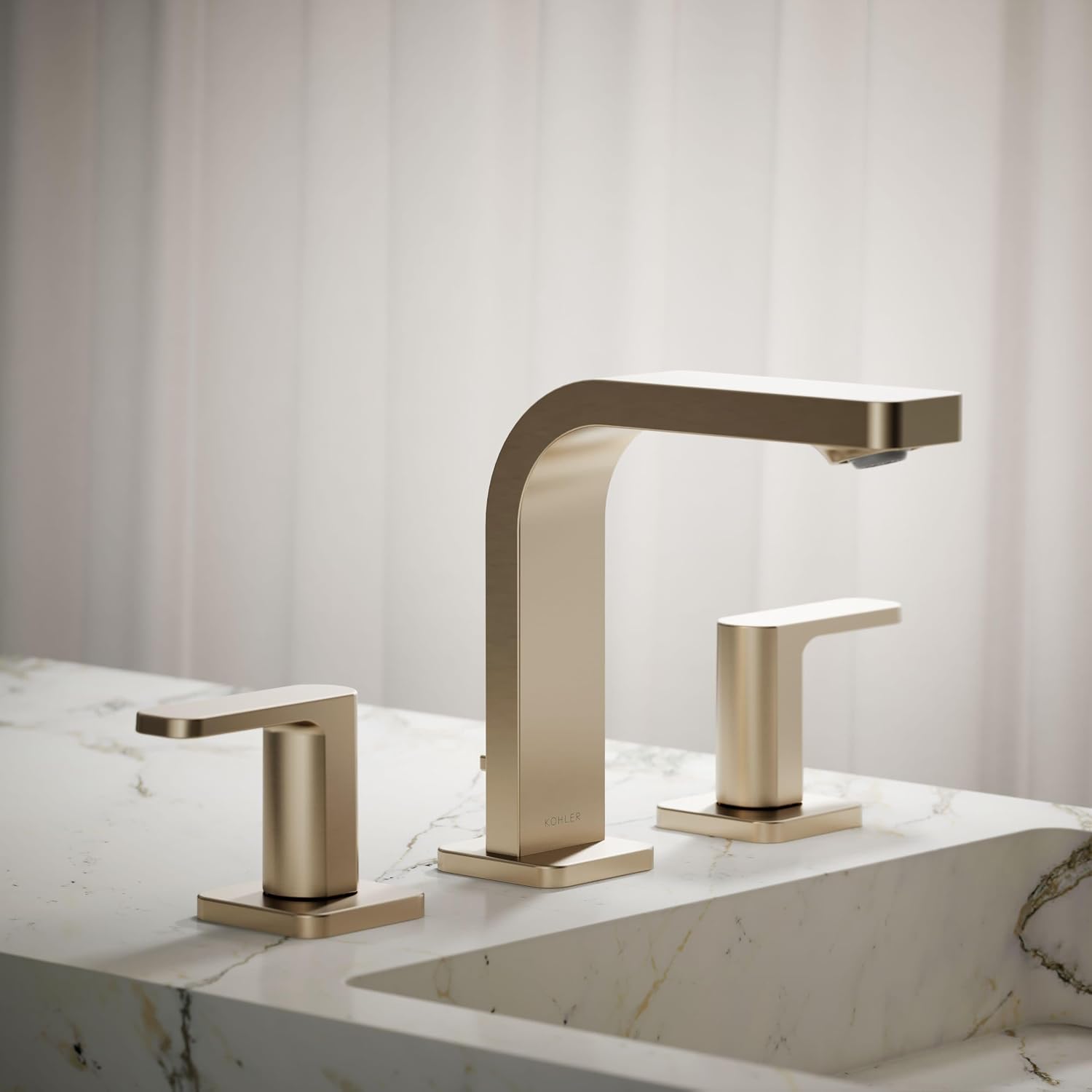 KOHLER K-23484-4K-BV PARALLEL® WS LAV FCT, LEVER 1.0 GPM, Vibrant Brushed Bronze