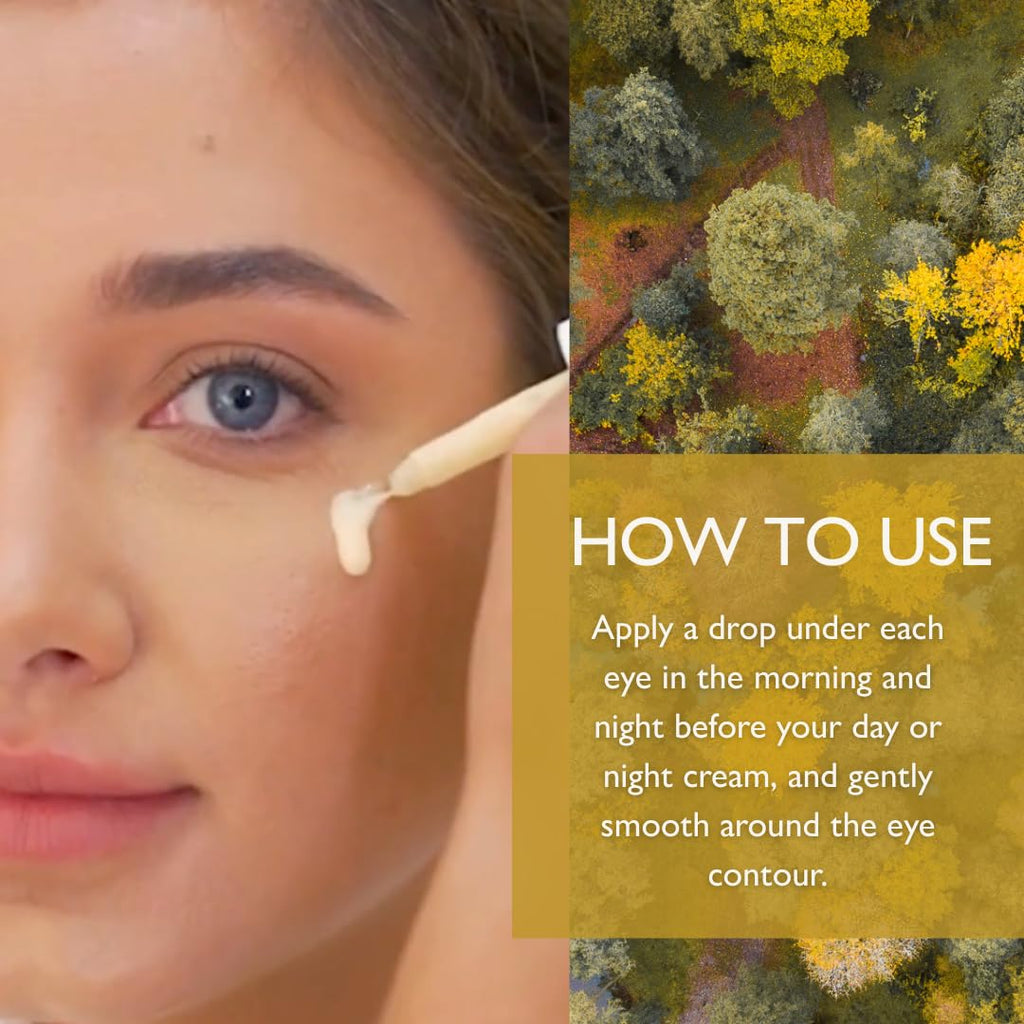 Rhug Wild Beauty - Nourishing Eye Cream with Elderflower | Hydrating Under Eye Moisturizer | 15ml | Made in the UK
