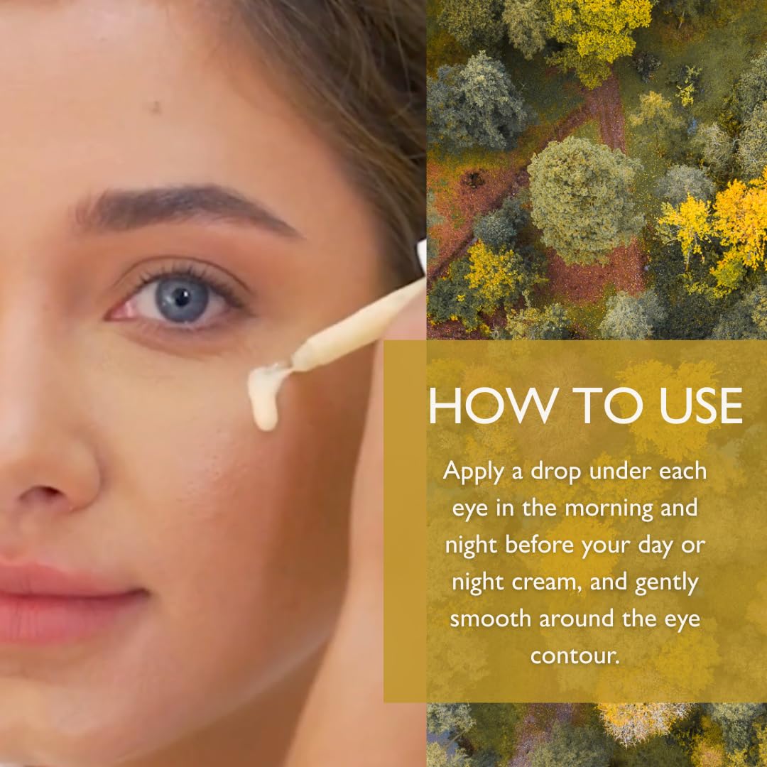 Rhug Wild Beauty - Nourishing Eye Cream with Elderflower | Hydrating Under Eye Moisturizer | 15ml | Made in the UK