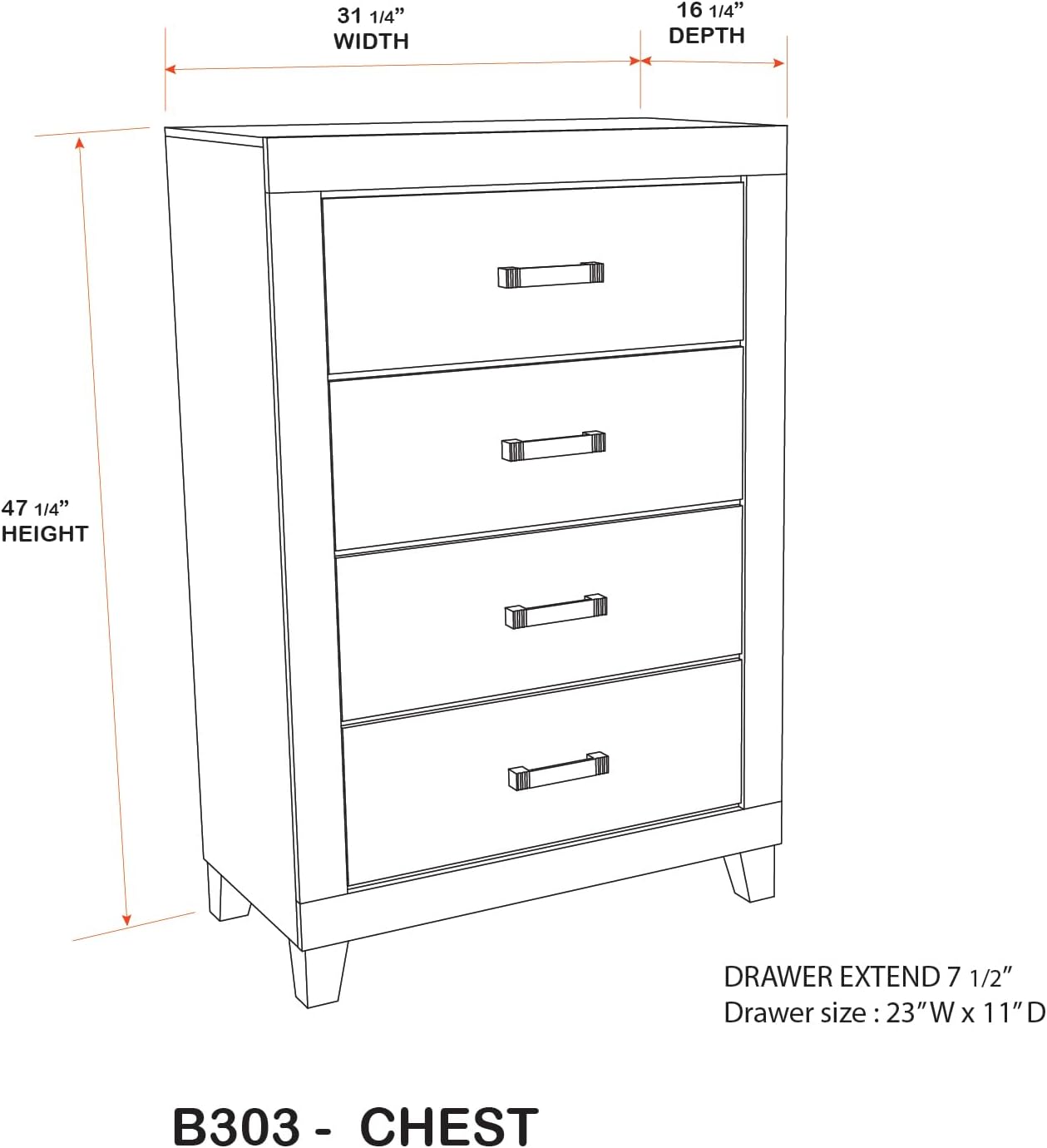 Kings Brand Furniture Biloxi Farmhouse Classic 5-Piece Bedroom Set - Bed Frame with Headboard, Dresser, Mirror and 2 Nightstand (Queen)