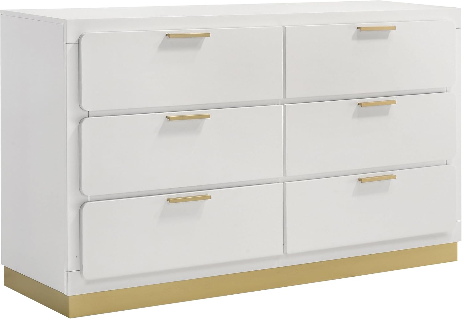 GOWE Sophia White 5-Piece Eastern King Bedroom Set