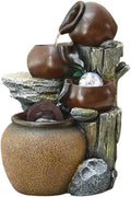 Tabletop Fountain Chinese-Style Flowing Fountain Ornamental Tea Room Feng Shui Wheel Circulating Water Landscape Decoration