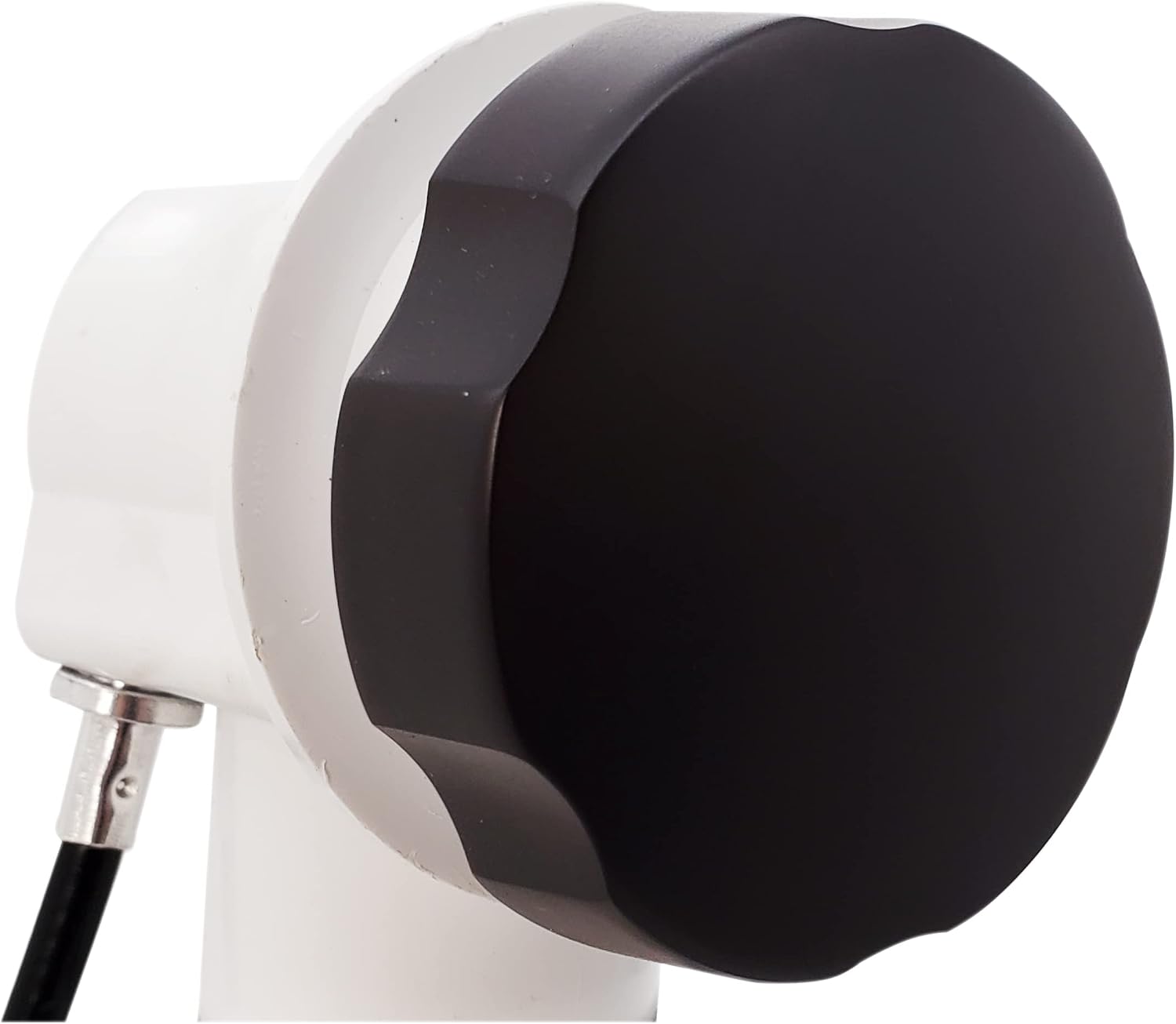 Westbrass A50P45-12 45' SCH. 40 PVC Cable Driven Bath Drain Trim Kit with Rotary Overflow Cover Knob and Pop-Up Stopper, Oil Rubbed Bronze