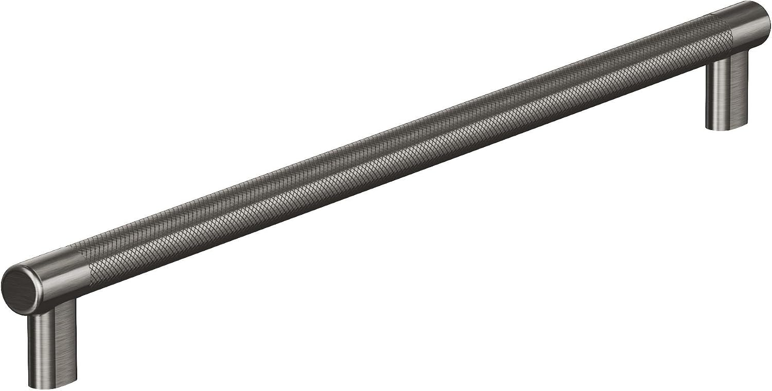Amerock BP54071GM | Gunmetal Appliance Pull | 18 inch (457mm) Center-to-Center Cabinet Handle | Bronx | Furniture Hardware