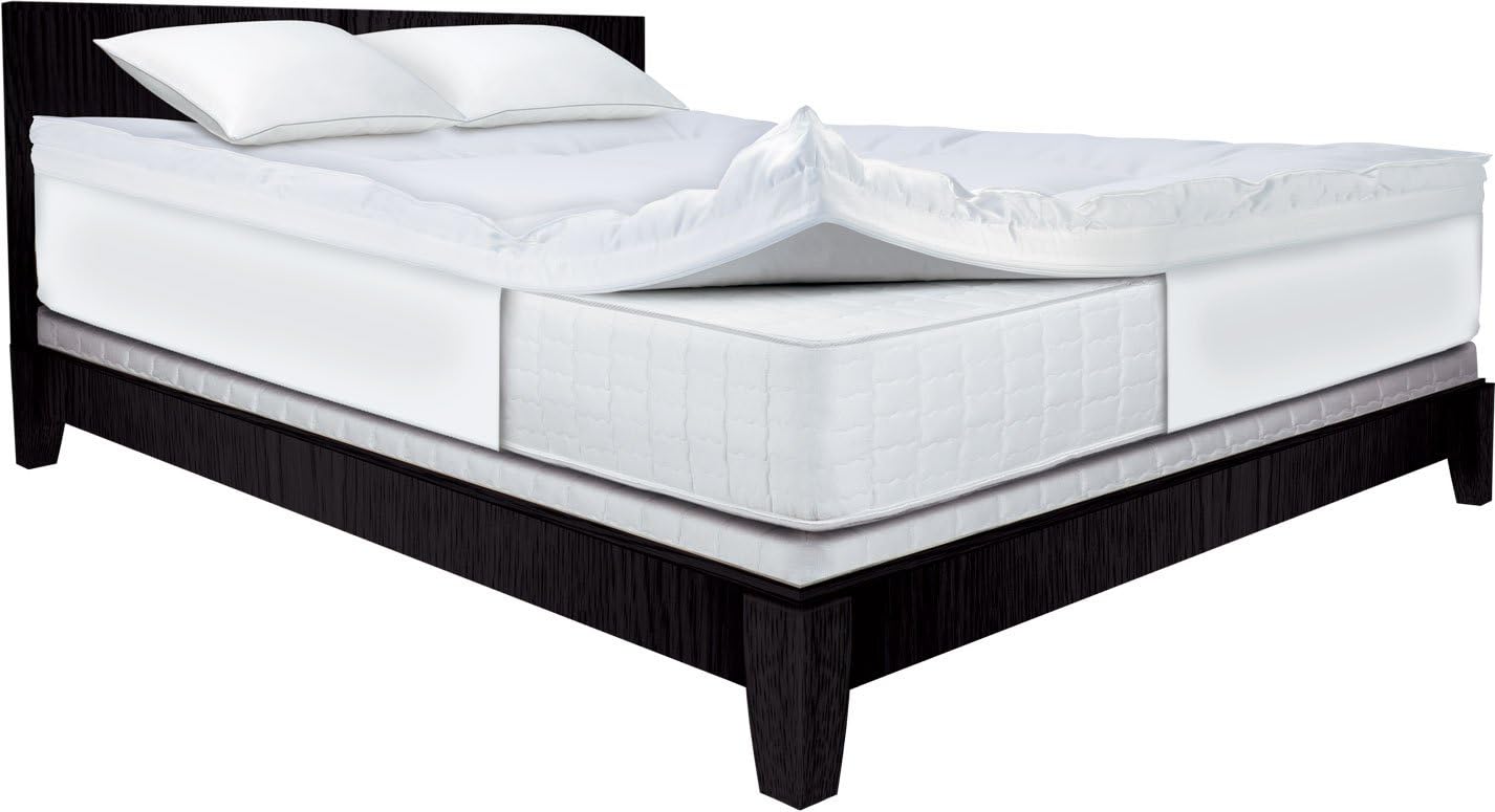 Serta 4-Inch Dual Layer Mattress Topper, Queen