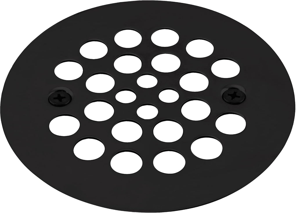Westbrass D3193-25-12 4-1/4' OD Brass Shower Strainer Grid Drain Cover, 25-Pack, Oil Rubbed Bronze