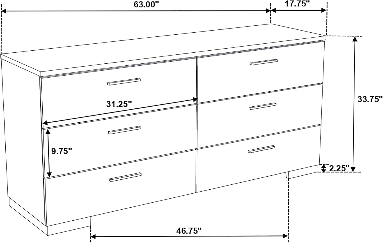 Coaster Home Furnishings Jeremaine Contemporary 4-Piece Bedroom Set Leatherette Upholstered Queen Size Sleigh Bed Frame 40-inch Headboard White 300345Q-S4