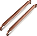 Goo-Ki 6 Pack 10 Inch （256mm） Hole Center Cabinet Pulls Antique Copper Zinc Alloy Kitchen Drawer Pulls Drawer Handles 10.45 Inch Length 2202-AC-256