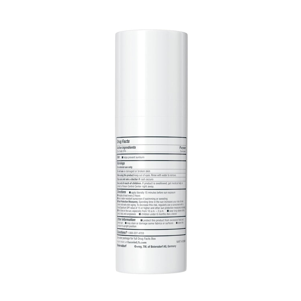 Eucerin Sun Tinted Sensitive Mineral Face Sunscreen Lotion SPF 35, Non-Comedogenic Mineral Sunscreen with Gentle Zinc Oxide Protection for Sensitive Skin, 1.7 Fl Oz Bottle (Pack of 12)