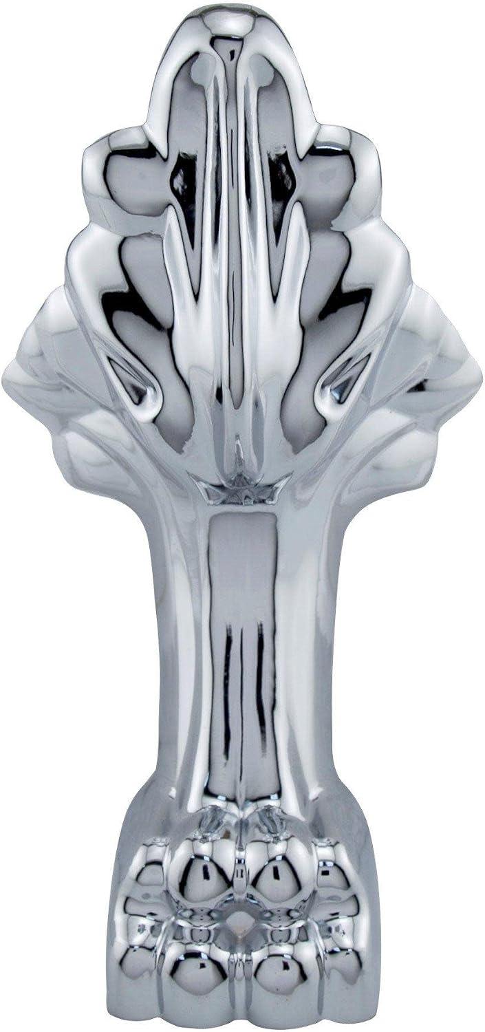 Signature Hardware 479955 Audrey 59' Acrylic Clawfoot Tub with Integrated Overflow, Lion Paw Feet and Tap Deck - Less Drain Assembly