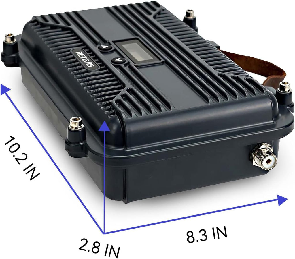 Retevis RT97S Customizable Repeater, RT97 Upgraded Version, Radio Repeater, Full Duplex Analog Repeater, Compatible with Raspberry Pi, High Power, for Remote Area, Emergency Rescue(1 Pack)