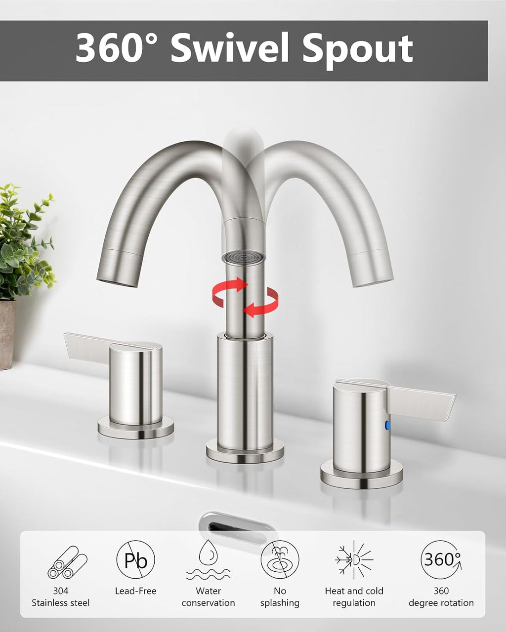 Bathroom Sink Faucet Shower Faucet Set Rainfall Shower System