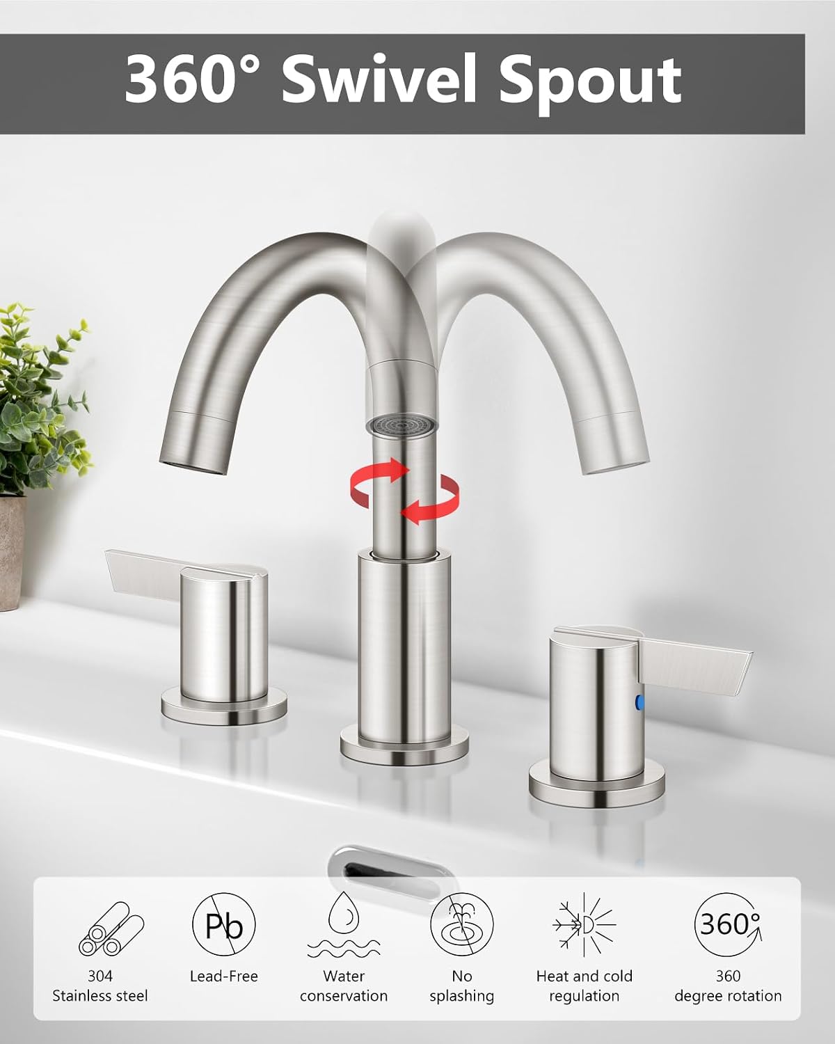 Bathroom Sink Faucet Shower Faucet Set Rainfall Shower System