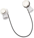 Signature Hardware 446732 PVC Cable Drain and Overflow for 17' - 22' Deep Alcove Tubs - Polished Nickel