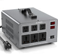 5000W Voltage Converter Transformer Step Up/Down 110V/120V to 220V/240V, Auto Voltage Recognition, Heavy Duty Power Converter with 6 Outlets, LCD Display & Circuit Breaker for Home, International Use