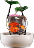 Indoor Waterfall Fountain Luxury-Style Fish Tank Water Ornament Tabletop Fountains Home Office Desktop Decorations