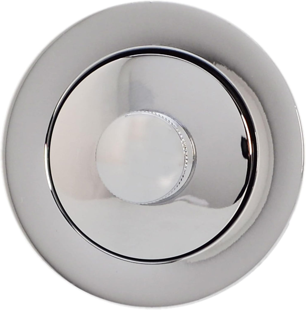 Westbrass A3264-26 22-1/2' Brass Bath Waste & Overflow Assembly with Pull Drain Plug and 2-Hole Faceplate, Polished Chrome