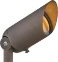 Hinkley Landscape Lighting Hardy Island Spot Light, 4w MR16 LED Blub Included, 12v, Matte Bronze Clear Lens