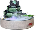Tabletop Fountain Chinese Fish Tank Water Ornaments Desktop Feng Shui Wheel Decorative Fountain Landscaping