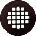 Westbrass D319-25-12 4-1/4' OD Casper Style Brass Snap-in Shower Strainer Grid Drain Cover, Oil Rubbed Bronze (25-Pack)