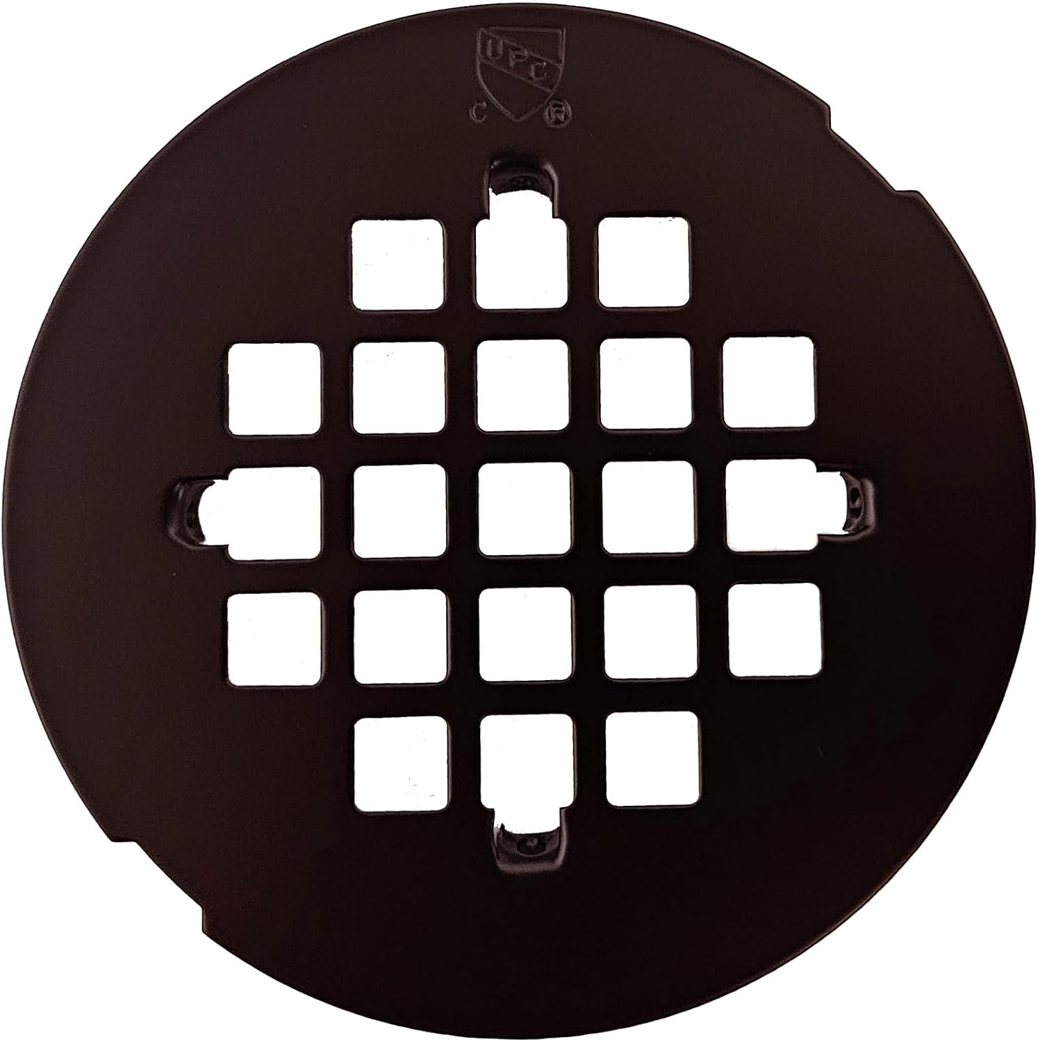 Westbrass D319-25-12 4-1/4' OD Casper Style Brass Snap-in Shower Strainer Grid Drain Cover, Oil Rubbed Bronze (25-Pack)