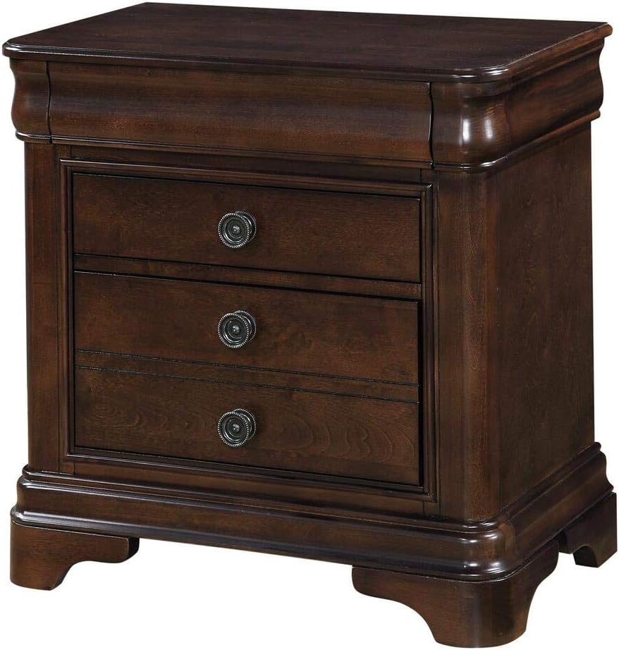 Picket House Furnishings Conley 4 Piece Queen Bedroom Set in Cherry