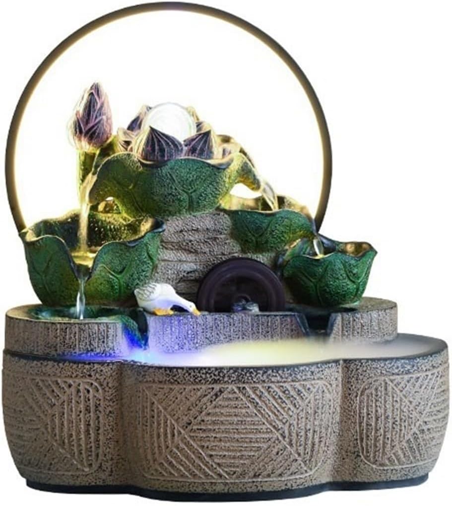 Tabletop Fountain Fountain Water Feature Desktop Fountains for Meditation Relaxation Home Office Decor