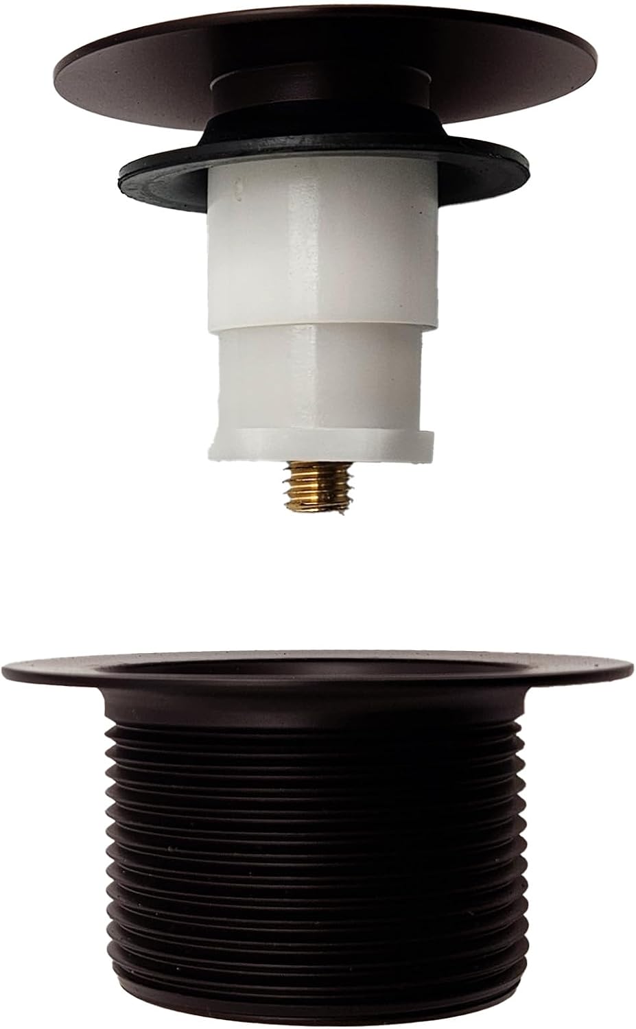Westbrass D398R-50-12 1-1/2' NPSM Coarse Thread Mushroom Tip-Toe Bathtub Drain Stopper, Oil Rubbed Bronze (50-Pack)