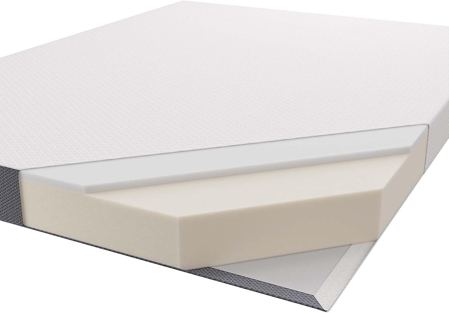 Modway Mila 6' Twin XL Mattress - Firm 6 Inch Twin XL Mattress - 10-Year Warranty White