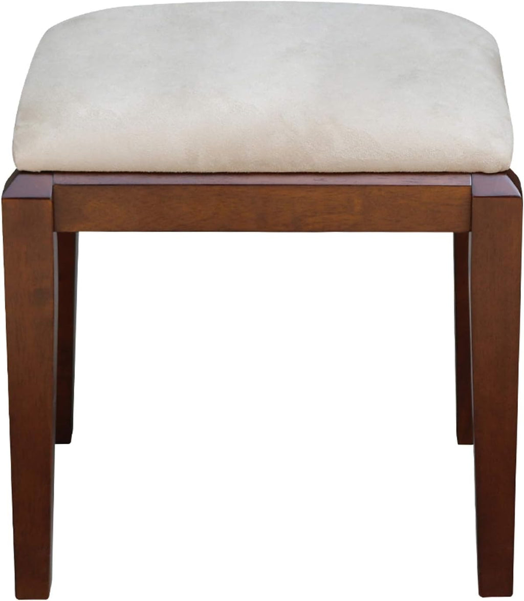 International Concepts Vanity Table with Vanity Bench Esspresso