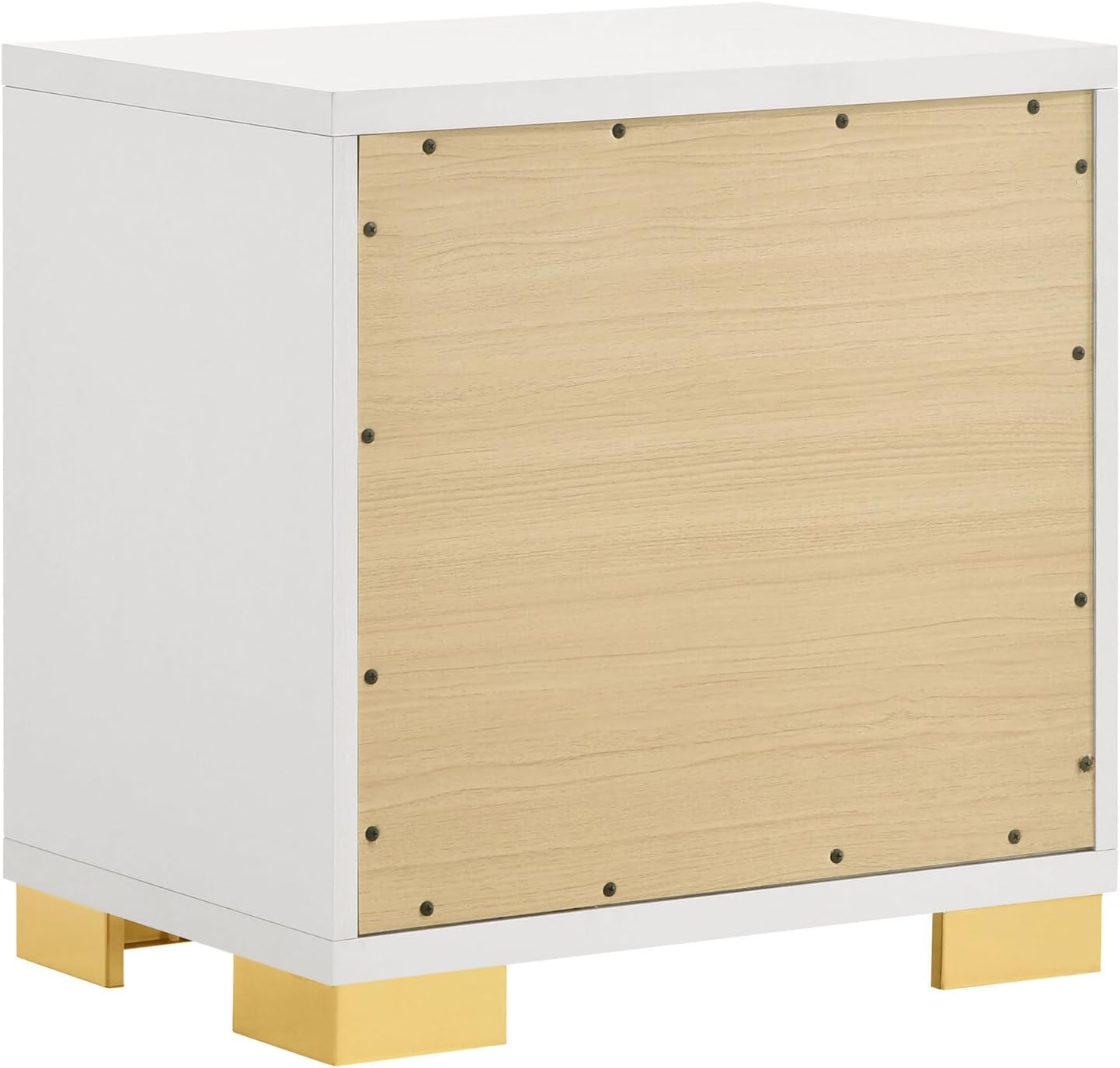HomeStock Elegant Escape 5-Piece Eastern King Bedroom Set White