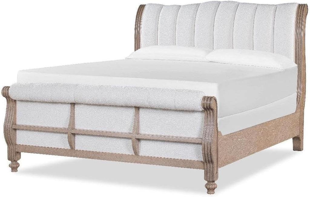 First of a Kind Marina Cream King 5 Piece Bedroom Set