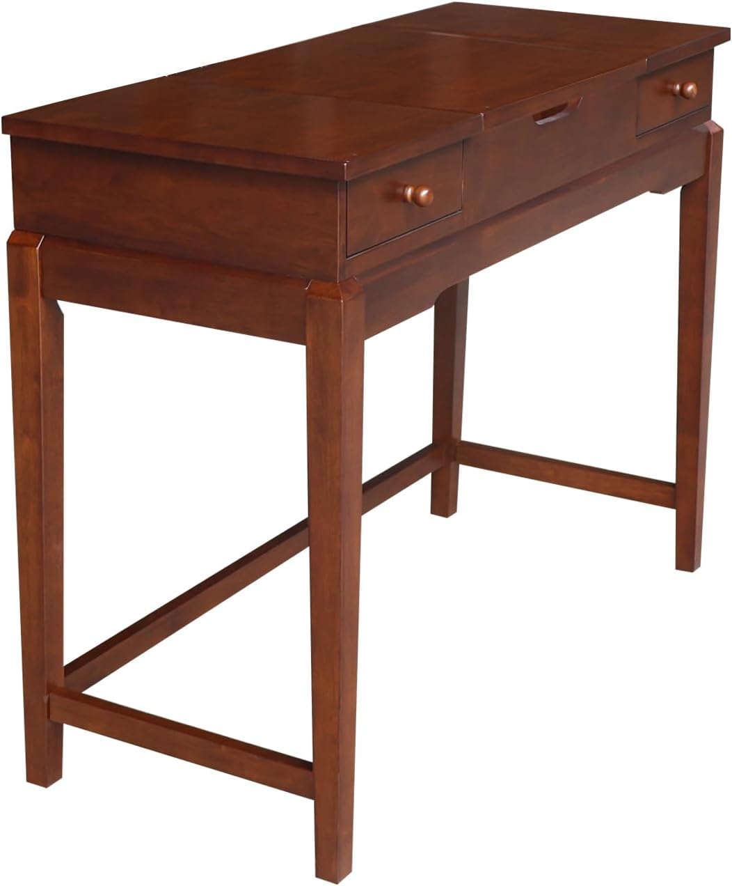 International Concepts Vanity Table with Vanity Bench Esspresso