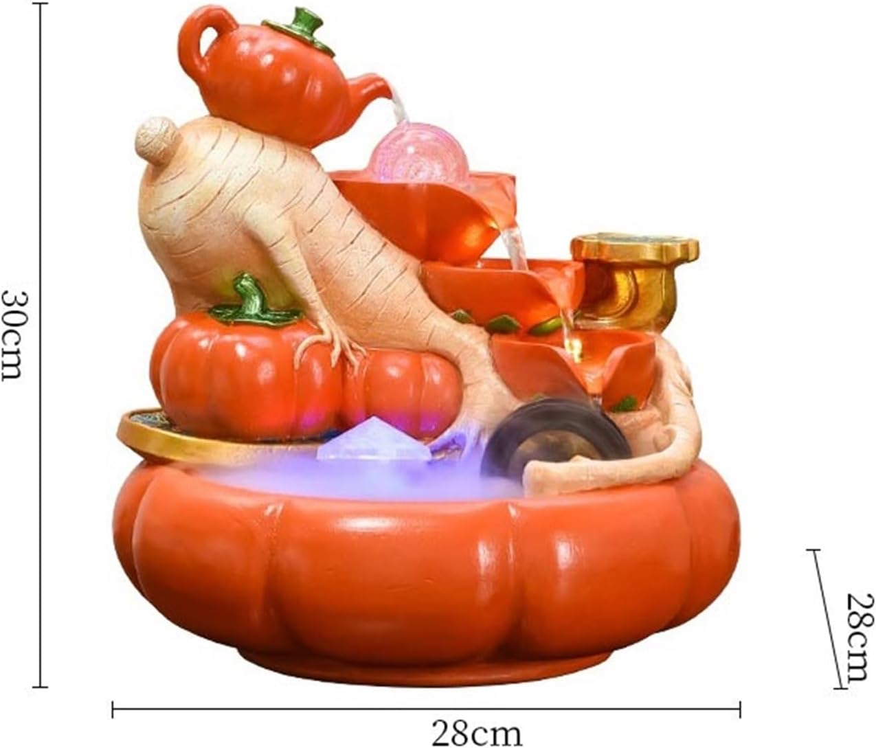 Tabletop Fountain Tabletop Fountain Indoor Waterfall Relaxation Fountain Ornament Crafts for Office Home