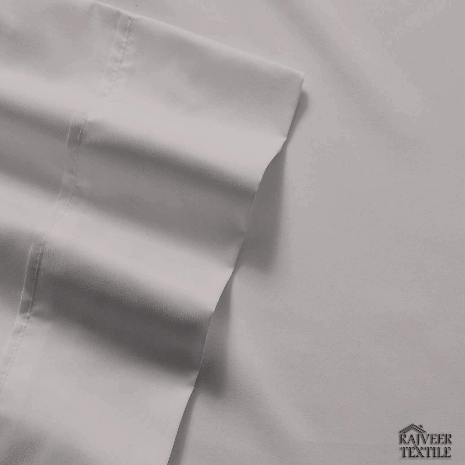 5 Piece Sheet Set- Cotton 1000 Thread Count - Luxury Bedding Set Fits Up to 15 Inches Deep Pocket - 5 Piece Sheet Set (Split King Size, Silver Grey)