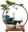 Tabletop Fountains Tabletop Fountain Office Desk Decoration Fountain Indoor Ceramic Rockery Atomized Fountains Creative Fish Tank Waterfall Desktop Fountain Zen Meditatio