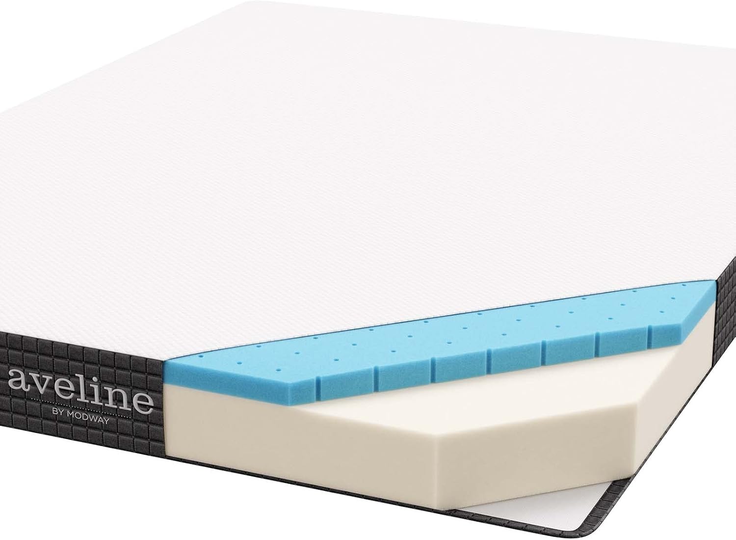 Modway Aveline 6' Gel Infused Memory Mattress with CertiPUR-US Certified Foam Narrow Twin Mattress